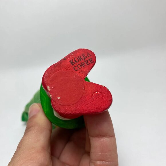 Coree Christmas Caroller Holiday Chalkware Figurine Made in Korea - Picture 5 of 6